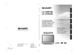 Sharp LC-32BV9E/37BV9E Manuel du propriétaire