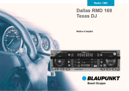 Blaupunkt Dallas RMD 169 Manuel utilisateur