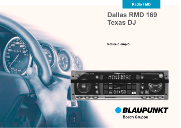 Manuel du propriétaire | Blaupunkt Dallas RMD 169 Manuel utilisateur | Fixfr