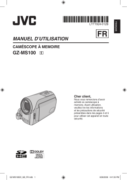 JVC GZ-MS100 Manuel du propriétaire