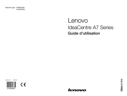 Lenovo IDEACENTRE A730 (57316929) Manuel utilisateur