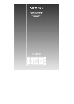 Siemens ER12553EU Manuel du propriétaire
