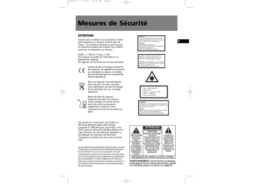 Thomson CS600 Manuel du propriétaire | Fixfr