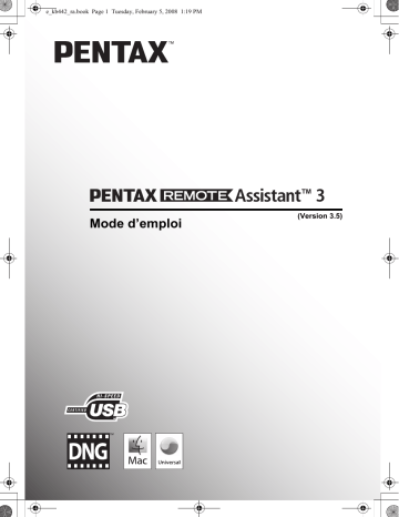 Pentax REMOTE ASSISTANT Manuel du propriétaire | Fixfr