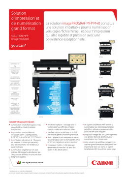 Canon IMAGEPROGRAF MFP M40 Manuel du propriétaire