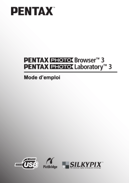 Pentax PHOTO Browser 3 Manuel du propriétaire