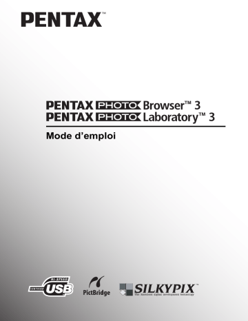 PHOTO LABORATORY 3 | Pentax PHOTO Browser 3 Manuel du propriétaire | Fixfr