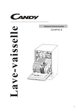 Candy CDI 9P45-S Manuel du propriétaire