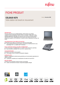 FUJITSU SIEMENS CELSIUS H270 Manuel du propriétaire