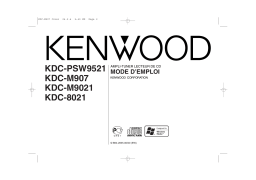 Kenwood KDC-8021 Manuel du propriétaire