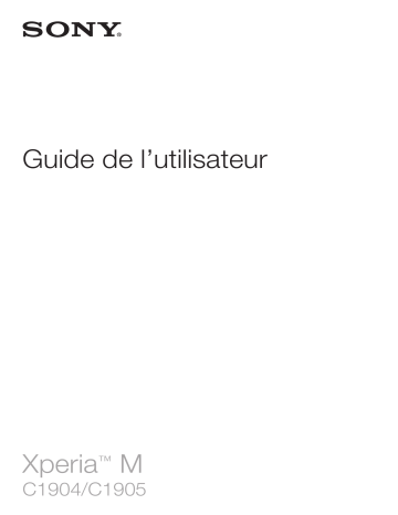 Sony Xperia M Manuel du propriétaire | Fixfr
