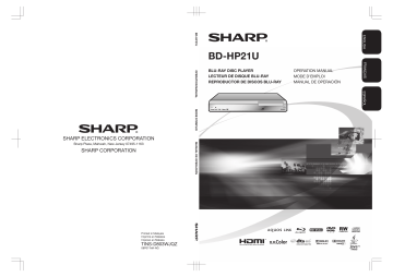 Sharp BD-HP21U Manuel du propriétaire | Fixfr