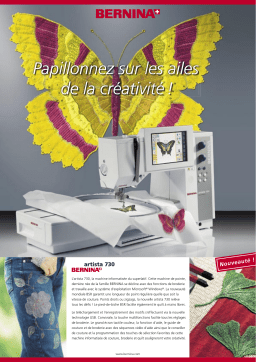 Bernina 730 & ARTISTA 730 Manuel utilisateur