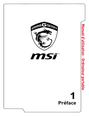 GP62-6QE | MSI GP62 2QD Manuel du propriétaire | Fixfr