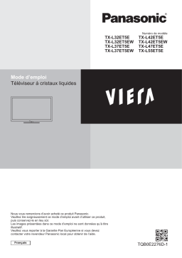 Panasonic TX-L42ET5EW Manuel du propriétaire