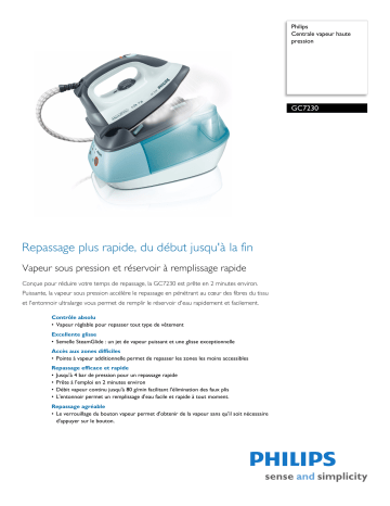 Philips GC 7230 Manuel du propriétaire | Fixfr