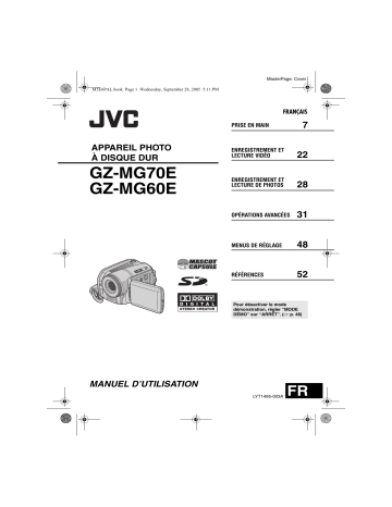 JVC GZ-MG60E Manuel du propriétaire | Fixfr