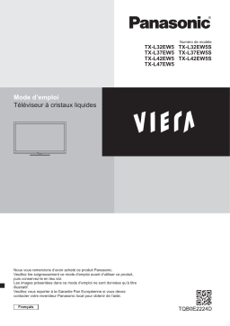 Panasonic TX-L32EW5S Manuel du propriétaire