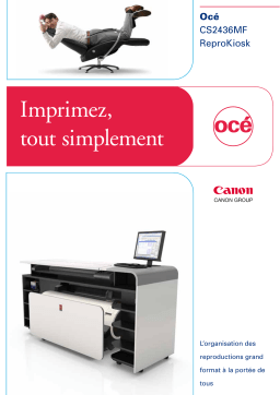 Canon OCE CS2436MF Manuel du propriétaire