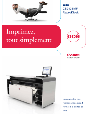 Canon OCE CS2436MF Manuel du propriétaire | Fixfr