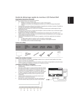 Packard Bell Viseo223DX Manuel du propriétaire