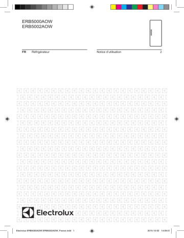 ERB5002AOW | ERD34372X | ERN3213AOW | ERA28314X | Electrolux ERA36433X Manuel du propriétaire | Fixfr