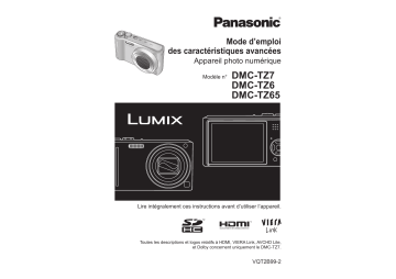 Panasonic LUMIX DMC-TZ65 Manuel du propriétaire | Fixfr