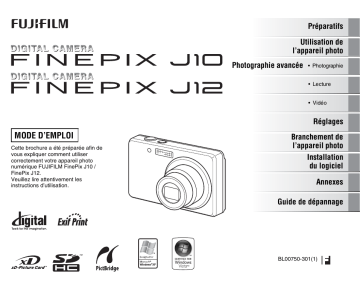 Fujifilm J12 Manuel du propriétaire | Fixfr