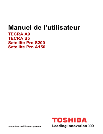 TECRA A9 | SATELLITE PRO S200 | Toshiba Tecra S5 Manuel du propriétaire | Fixfr