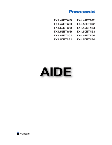 Panasonic TX-L50ETX-64 Manuel du propriétaire | Fixfr