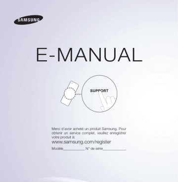 Samsung PN64E550D1F Manuel du propriétaire | Fixfr