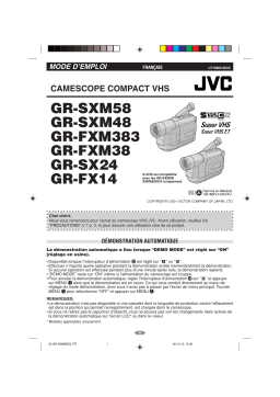 JVC GR-SXM48EG Manuel du propriétaire