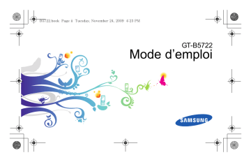 Samsung GT-B5722 Manuel du propriétaire | Fixfr