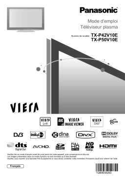 Panasonic TX-P50V10E Manuel du propriétaire