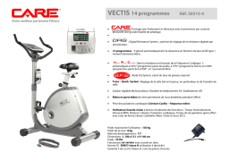 CARE FITNESS VECTIS 50515-4 Manuel utilisateur