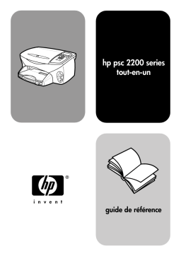 HP PSC 2200 Manuel du propriétaire