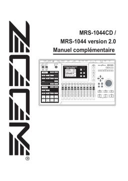 Zoom 1044CD Manuel utilisateur