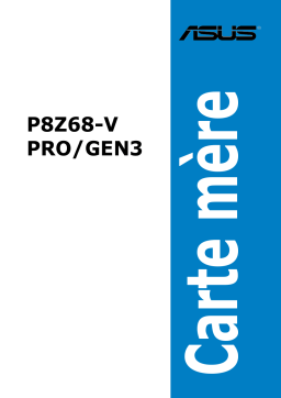 Asus P8Z68-V PRO GEN3 Manuel du propriétaire