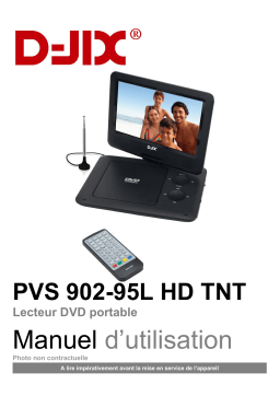 D-JIX PVS 902-95L HD TNT Manuel utilisateur