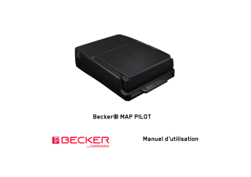 Becker MAP PILOT Manuel du propriétaire | Fixfr