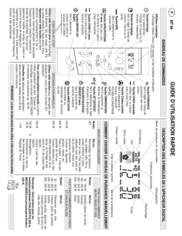 Whirlpool MT 68/Noir Manuel du propriétaire | Fixfr