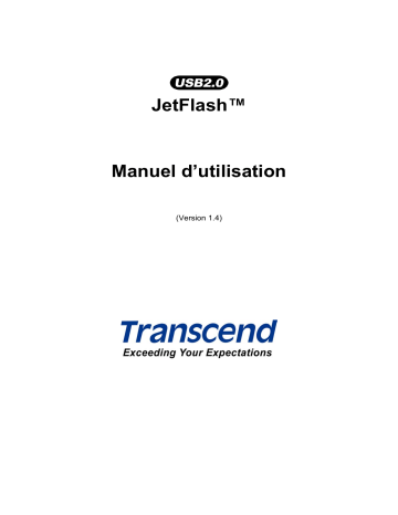 TS4GJF120 | TS2GJF120 | TS256MJF120 | TS128MJF120 | TS1GJF120 | Transcend TS512MJF120 Manuel du propriétaire | Fixfr