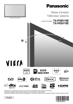 Panasonic TX-P58V10E Manuel du propriétaire