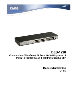 D-Link DES-1228 Manuel du propriétaire