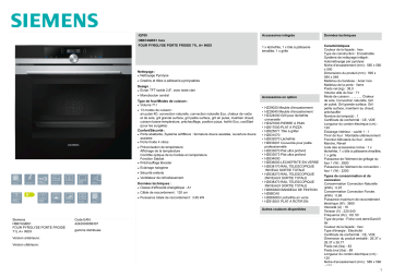 Siemens CM638GRS1 Manuel du propriétaire | Fixfr