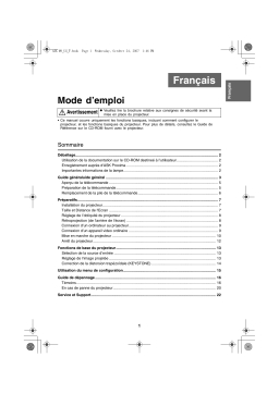 Ask Proxima M9 Manuel du propriétaire