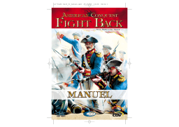 GAMES PC AMERICAN CONQUEST-FIGHT BACK Manuel du propriétaire