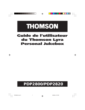 PDP2800 | Thomson PDP2820 Manuel du propriétaire | Fixfr