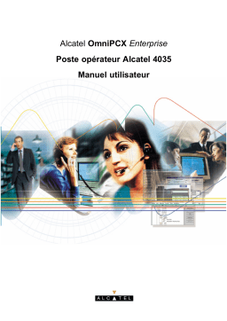 Alcatel POSTE OPERATEUR ALCATEL 4035 Manuel du propriétaire