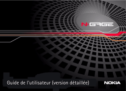 Nokia n-gage Manuel du propriétaire